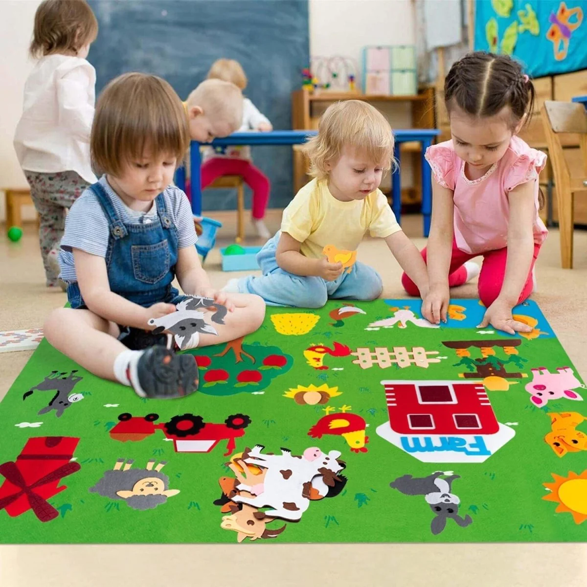 Montessori Filzspielset