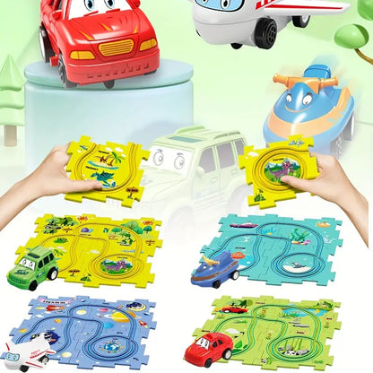 Kreative Puzzle Bahn Bausteine Set