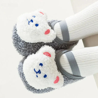 Kuschelig & Bequem – Flauschige Hausschuhe für Kinder mit Rutschfester Sohle