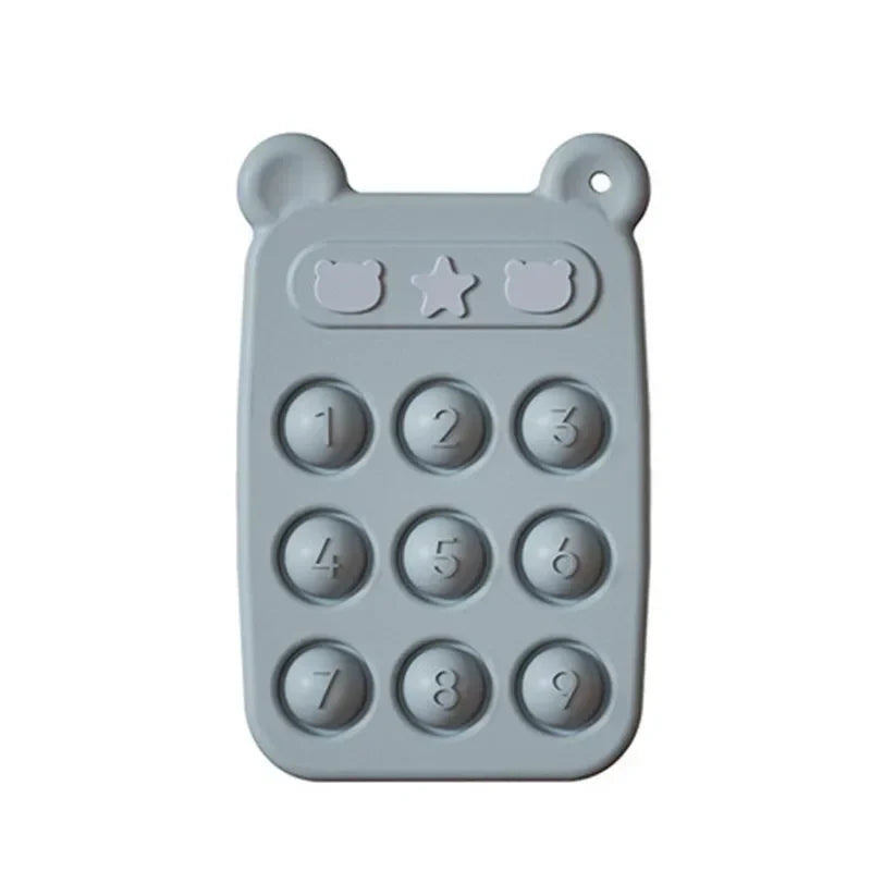 Silikon-Beißring & Fidget-Spielzeug – Stresslöser für Babys