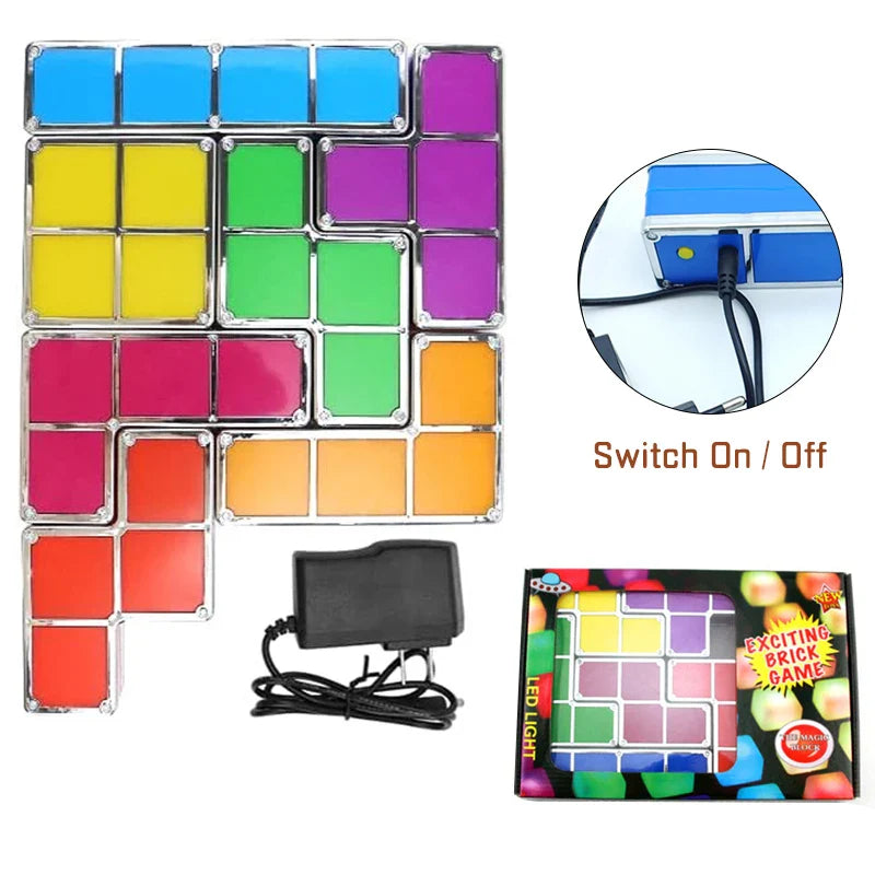 Kreative Tetris-Lampe – Modulare Leuchtblöcke für dein Zuhause