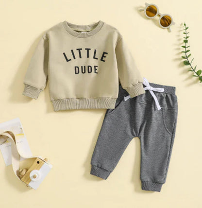 Stylisches 'Little Dude' Baumwoll-Set für Kinder