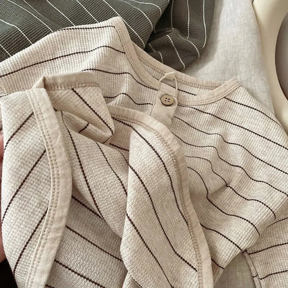 Kuschliges & Luftdurchlässiges Langarm-Shirt – Bequemes Baby- und Kinder-Outfit für entspannte Tage