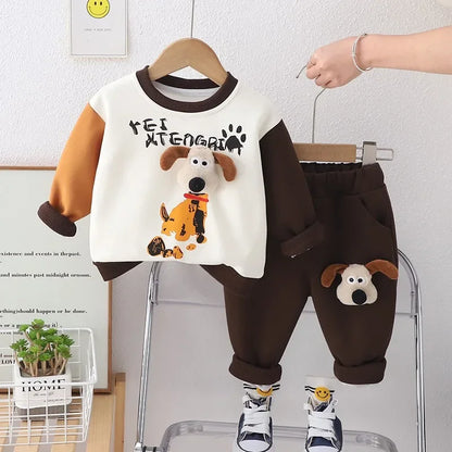 Bequemer Hunde-Design Trainingsanzug für Kinder – Stylisch und praktisch
