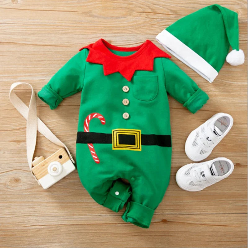 Kuscheliges Baby-Weihnachtskostüm – Für festliche Momente