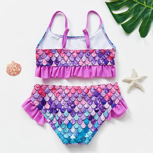 Meerjungfrauen Bikini Set – Glitzernder Schwimmspaß für Kinder