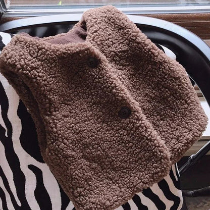 Weiche Teddyweste für den Herbst – Ideal für kalte Wintertage
