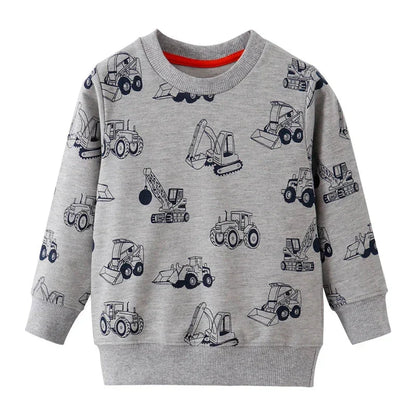 Faszinierende Dino-Drucke – Kuscheliger Kinderpullover für kalte Tage