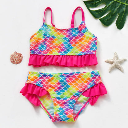 Meerjungfrauen Bikini Set – Glitzernder Schwimmspaß für Kinder