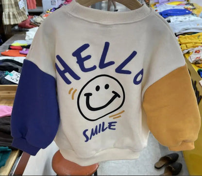 Kuscheliger Oversize-Pulli für Kinder – Süße Drucke für warme Wintertage