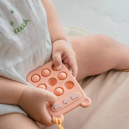 Silikon-Beißring & Fidget-Spielzeug – Stresslöser für Babys