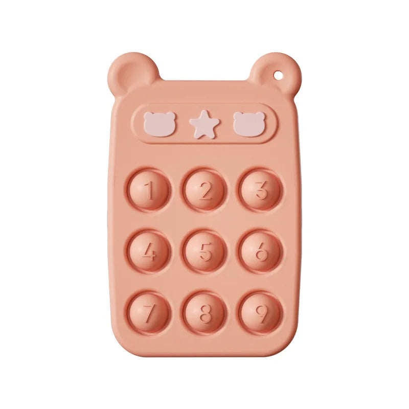 Silikon-Beißring & Fidget-Spielzeug – Stresslöser für Babys