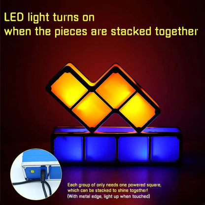 Kreative Tetris-Lampe – Modulare Leuchtblöcke für dein Zuhause