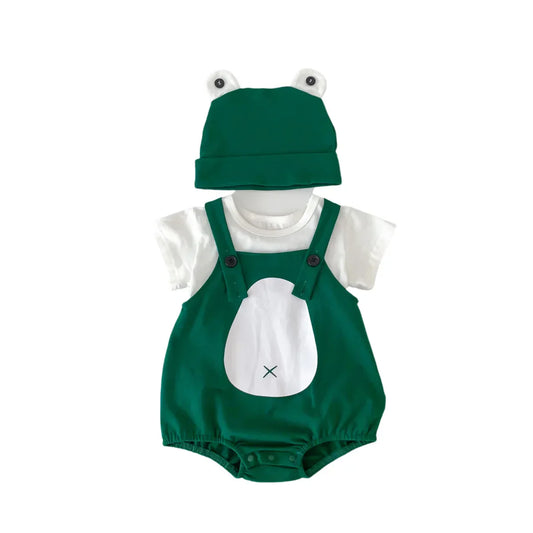 Kuscheliger Frosch-Babyanzug – Sanft und bequem