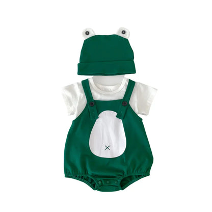 Kuscheliger Frosch-Babyanzug – Sanft und bequem