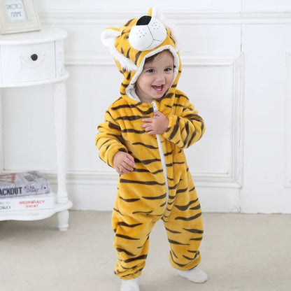 Niedlicher Tier-Motiv Babystrampler