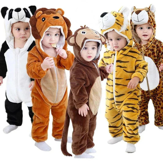 Niedlicher Tier-Motiv Babystrampler
