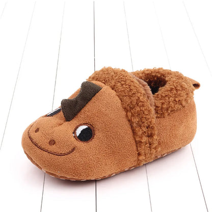Rutschfeste Sohlen – Warme Kleinkind-Hausschuhe mit süßem Tierdesign