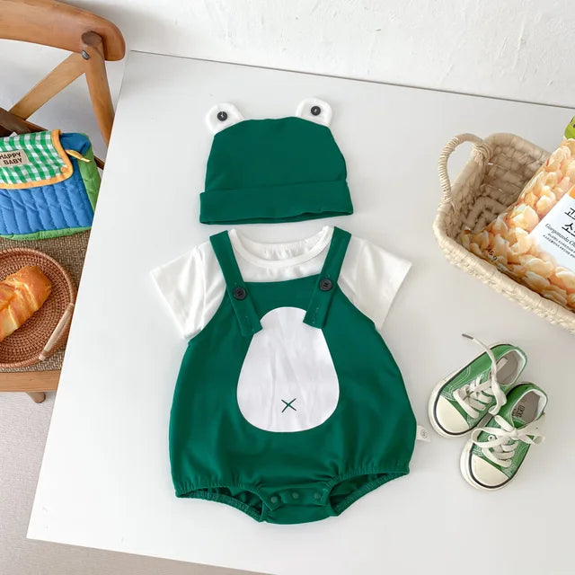 Kuscheliger Frosch-Babyanzug – Sanft und bequem