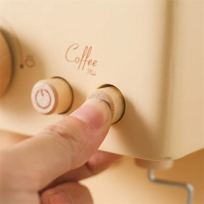 Kleine Barista – Holz Espressomaschinen-Set für Kinder zum Kaffeekochen