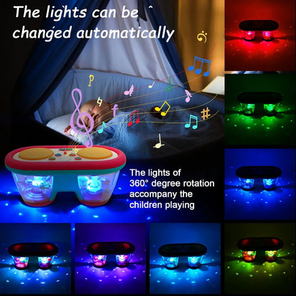 Baby-Trommel-Set mit Licht und Musik – Rhythmus-Spaß für Kleinkinder