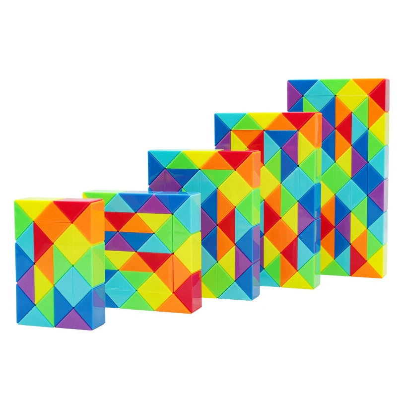 Knobelspaß – Bunter Schlangenwürfel für Denkspiele
