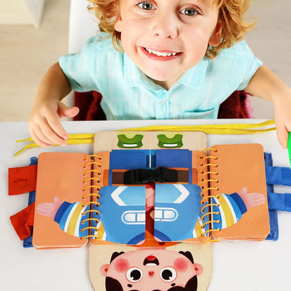 Lernspaß beim Anziehen – Interaktives Puzzle-Buch für Kinder