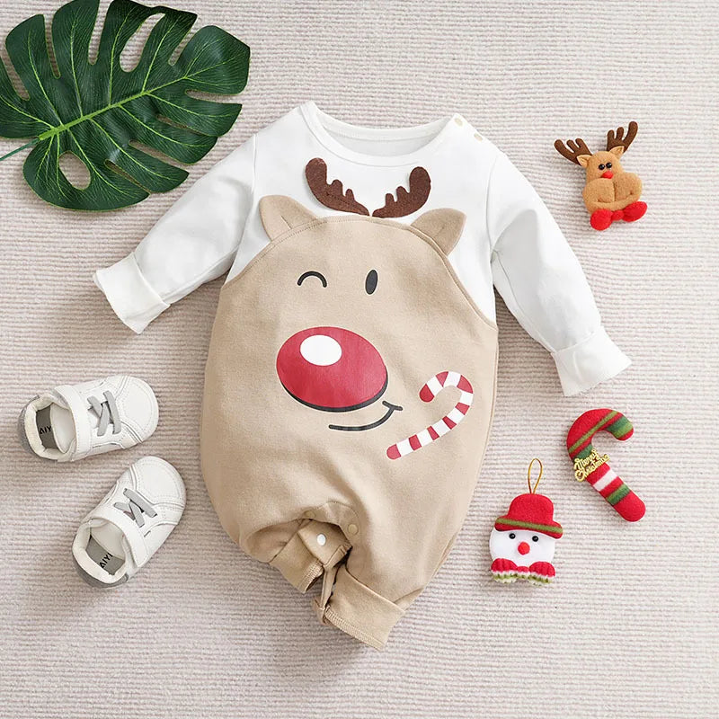Kuscheliges Baby-Weihnachtskostüm – Für festliche Momente