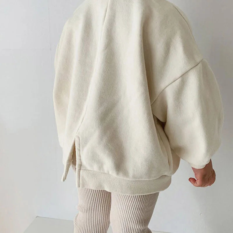 Kuscheliger Oversize-Pulli für Kinder – Süße Drucke für warme Wintertage