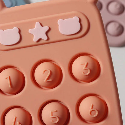 Silikon-Beißring & Fidget-Spielzeug – Stresslöser für Babys