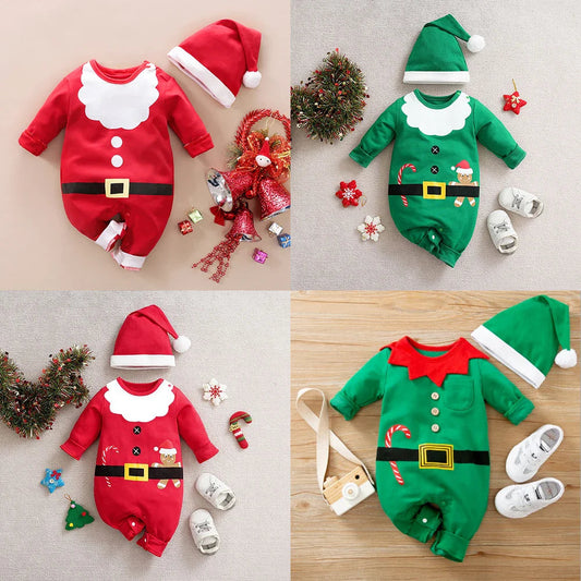 Kuscheliges Baby-Weihnachtskostüm – Für festliche Momente