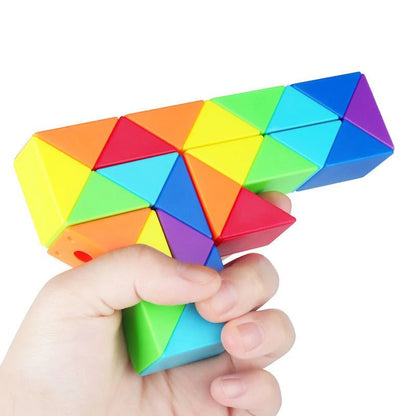 Knobelspaß – Bunter Schlangenwürfel für Denkspiele