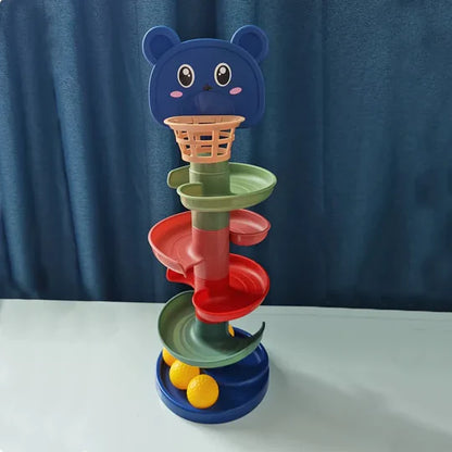 Kugelbahn-Spielset – Rutschspaß und Stapelabenteuer für Kinder