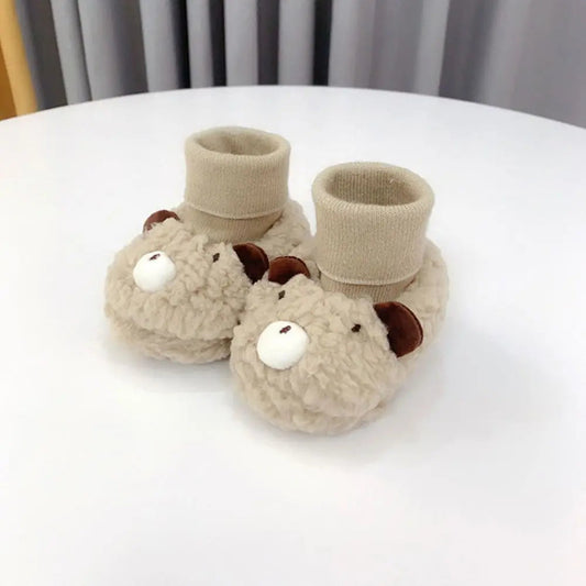 Niedliche Bären-Babyschuhe für warme Füßchen