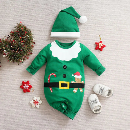 Kuscheliges Baby-Weihnachtskostüm – Für festliche Momente