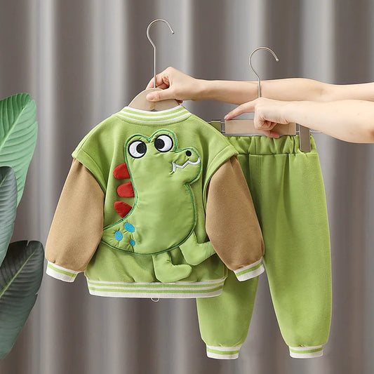 Coole Dino-Outfits – 3-teiliges Set für Kinder