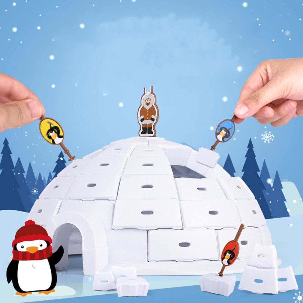 Das wackelige Iglu – Geschicklichkeitsspiel für die ganze Familie