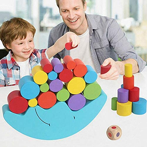 Farbenfrohes Stapelspielzeug – Kreatives Lernspielzeug für Kinder mit verschiedenen Formen