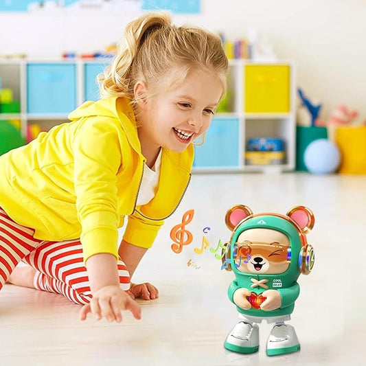 Tanzender Musikbär mit Lichteffekten – Bewegung und Spaß für Kinder