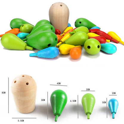 Kaktus Stapelspiel aus Holz – Balancier-Spaß für Kinder