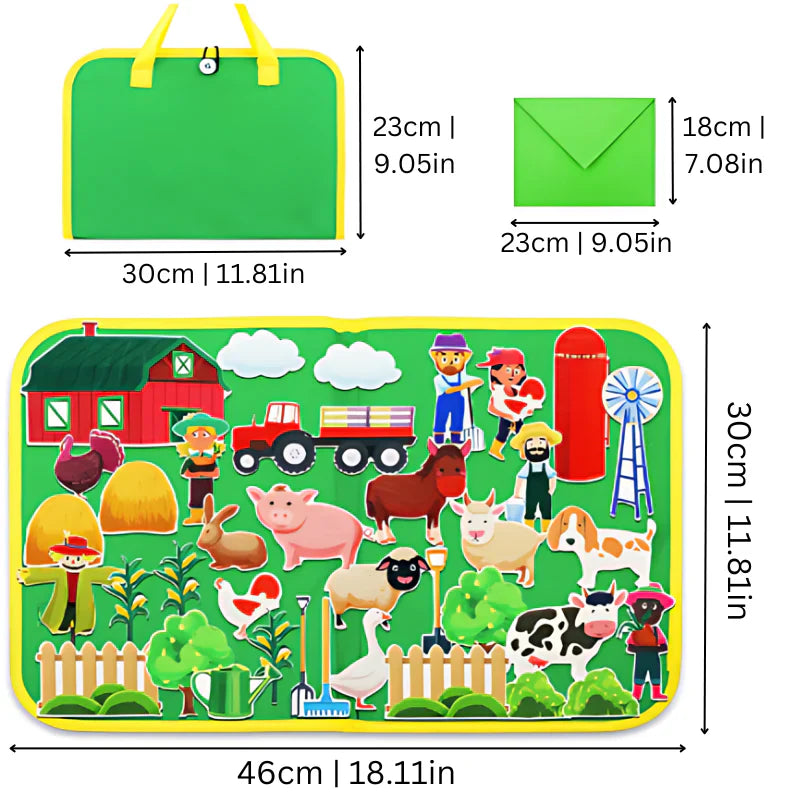 Kreatives Filz-Tierwelt-Set – Bastelspaß für kleine Entdecker