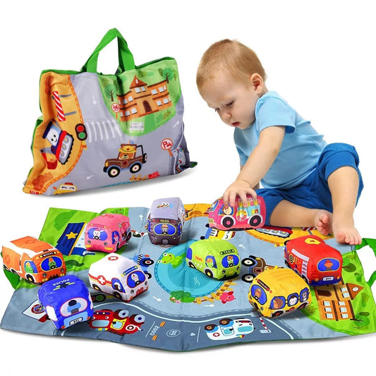 Kuschelige Baby-Spielautos – Ideal für kleine Entdecker