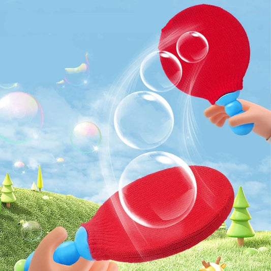 Bunte Seifenblasen Pingpong Spiel