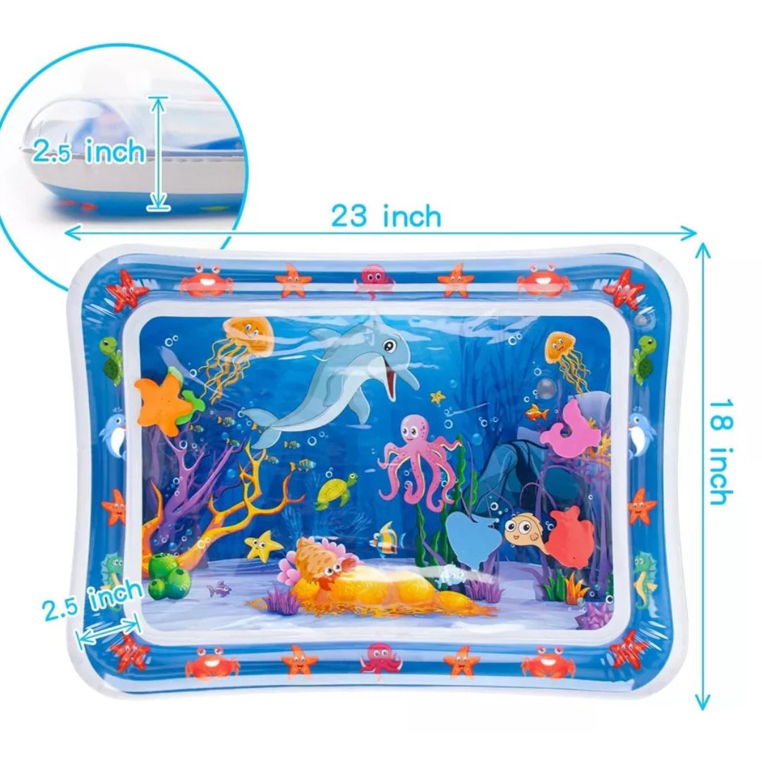 Sensorische Wasser-Spielmatte für Babys