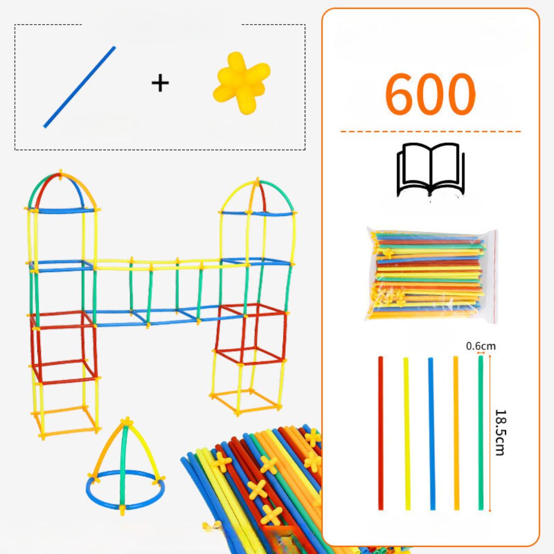 Montessori Stangenbausteine Set für Kinder
