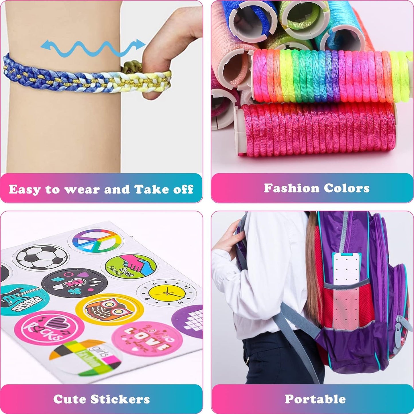 DIY Freundschaftsband Set – Kreatives Bastelset