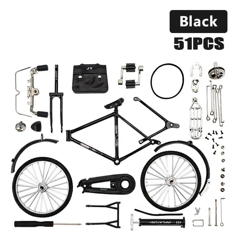 Miniatur-Modellfahrrad zum Selberbauen