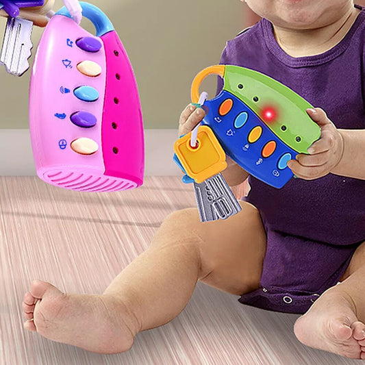 Interaktiver Sound-Schlüsselbund für Babys – Lustiges Lernspielzeug