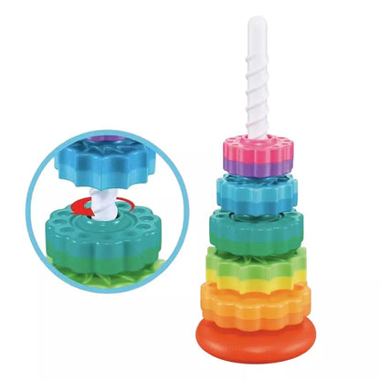 Bunter Regenbogen Spielturm für Kinder