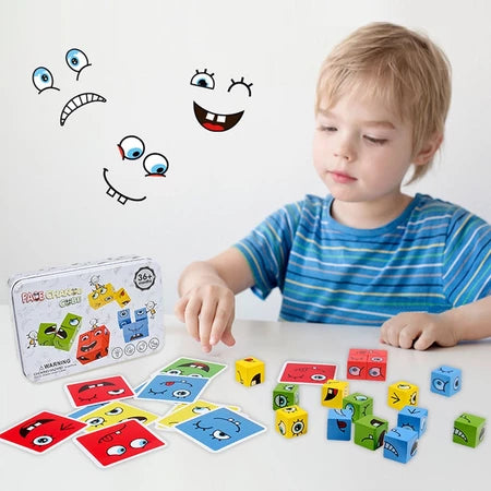 FaceCube - Montessori-inspiriertes Spielset